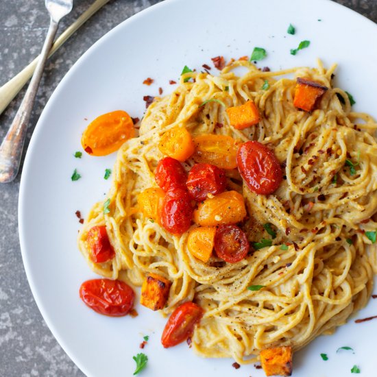 Vegan Butternut Squash Alfredo