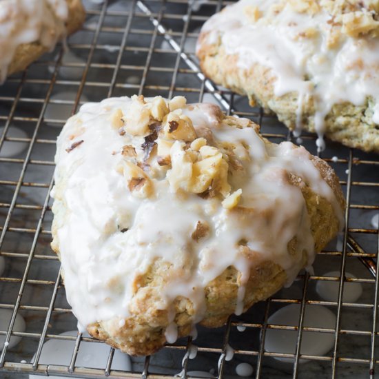 Zucchini Walnut Scones