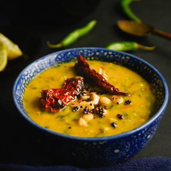 Dal Palak / Lentils with Spinach