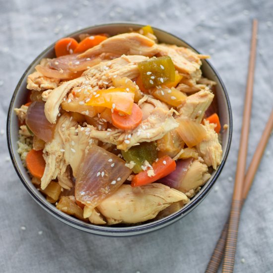 Chicken Teriyaki Quinoa Bowls