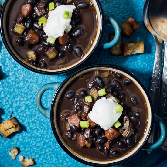 Spicy Black Bean Soup