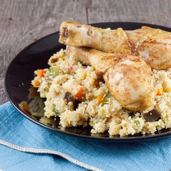 Couscous with Veggies and Chicken