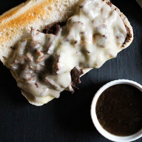 Slow Cooker French Dip Sandwiches