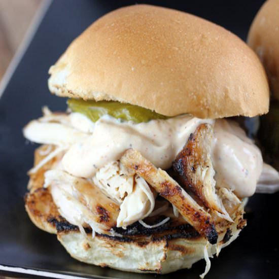 Grilled Chicken Sliders