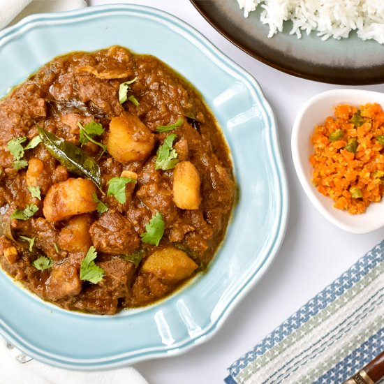 South Indian Goat Potato Curry