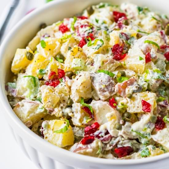 Creamy Potato Salad without Mayo