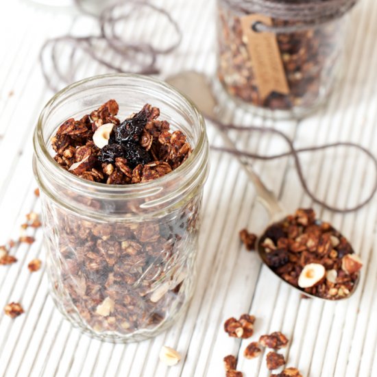 Healthier Black Forest Granola