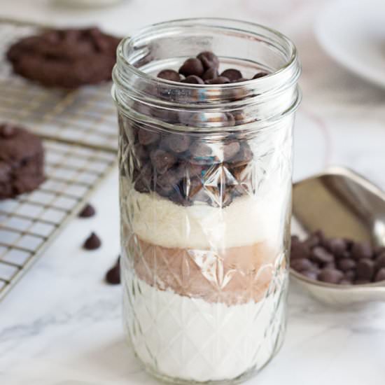 Vegan Double Chocolate Chip Cookies