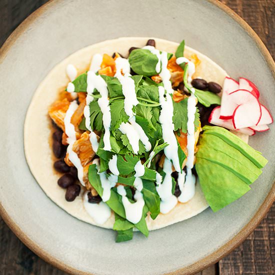 Skillet Chipotle Chicken Tacos