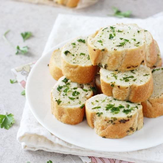 Freezer Garlic Bread