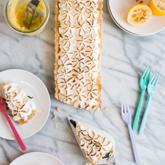 Meyer Lemon Meringue Tart