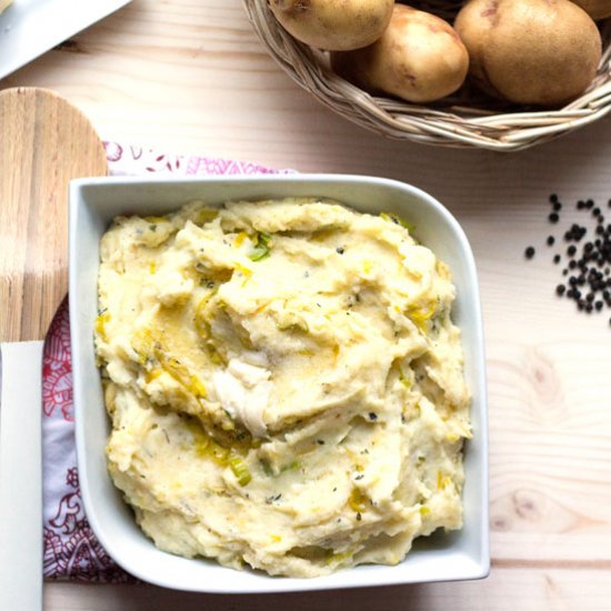 Rustic Potato Leek Mash