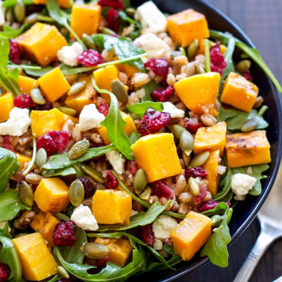 Butternut Squash Farro Salad