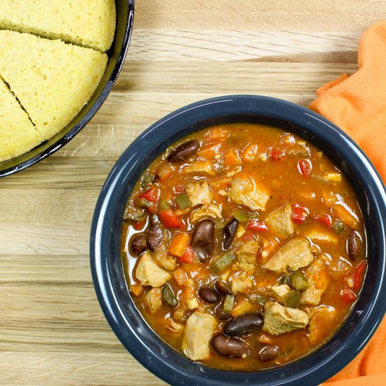 Cajun Bean & Chicken Stew