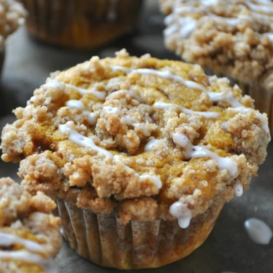 Vegan Pumpkin Cinnamon Muffins