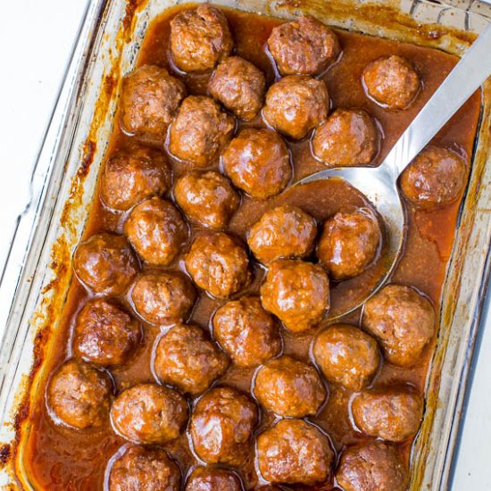 Party-Ready Beer BBQ Meatballs