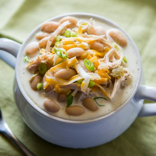 Crock Pot White Chicken Chili