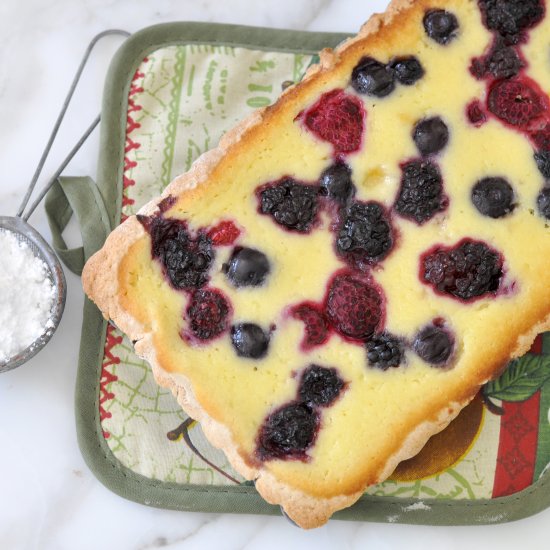 Berry RIcotta Tart