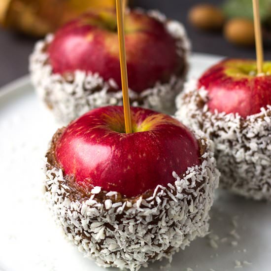 Healthy Toffee Apples