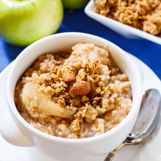 Apple Pie Oatmeal