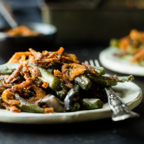 Paleo & Vegan Green Bean Casserole