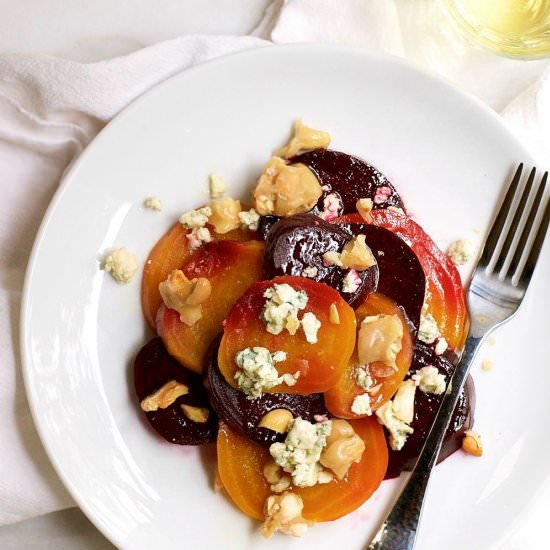 Beet Salad w/ Brittle & Blue Cheese