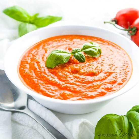 Roasted Tomato Soup (Low Carb, GF)