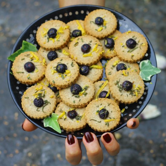 Lemon Rosemary Cookies