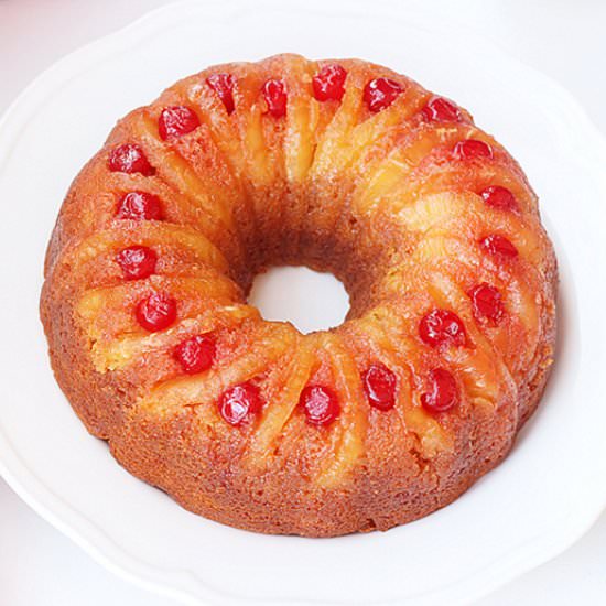 Pineapple Upside Down Bundt Cake