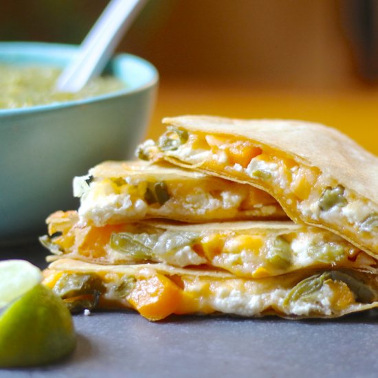 Goat Cheese Quesadillas