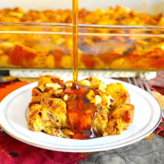 Pumpkin French Toast Casserole