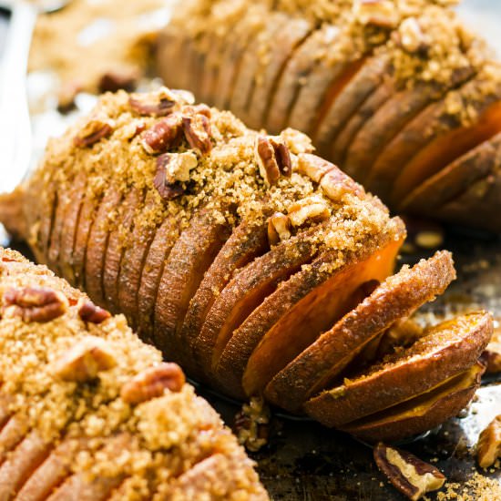 Hasselback Sweet Potatoes