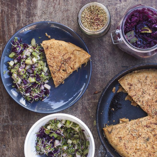 Chickpea Frittata with Fresh Herbs