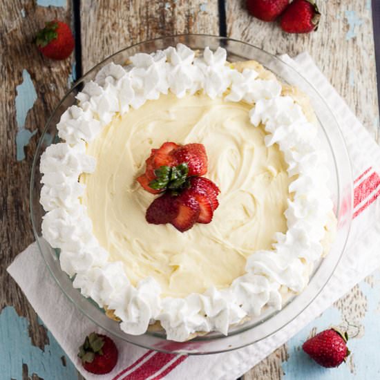 White Chocolate Silk Pie