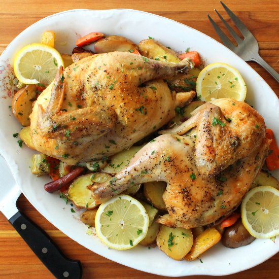 Roast Chicken with Vegetables