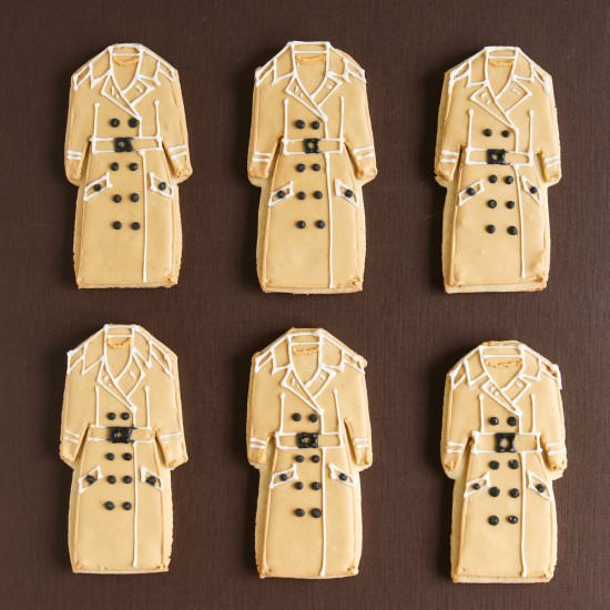 Burberry Trenchcoat Cookies