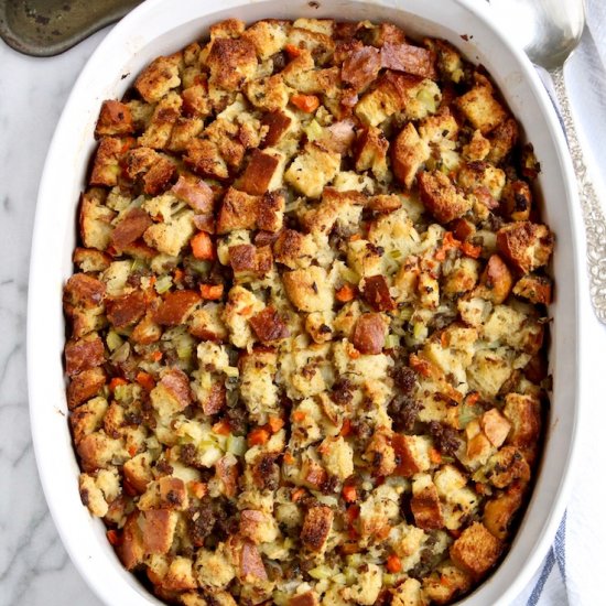 Old-Fashioned Bread Stuffing