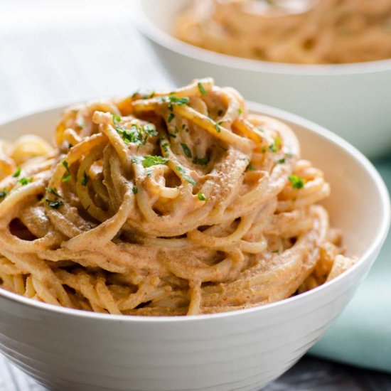 Vegan Creamy Chipotle Pasta