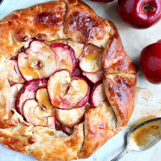 Apple Galette & Apple Cider Caramel