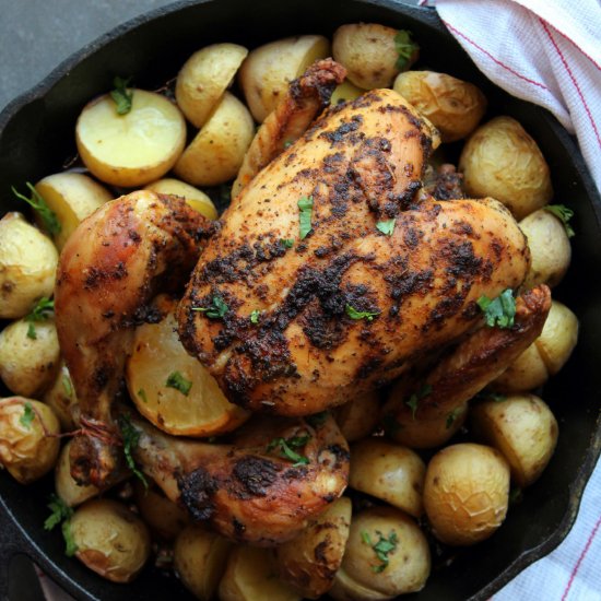 Zesty Spice Roasted Chicken