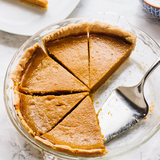 Vegan Pumpkin Pie