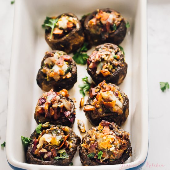 Vegan Stuffed Mushrooms