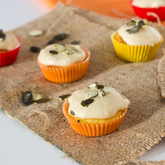 Mini Butternut Squash Cupcakes