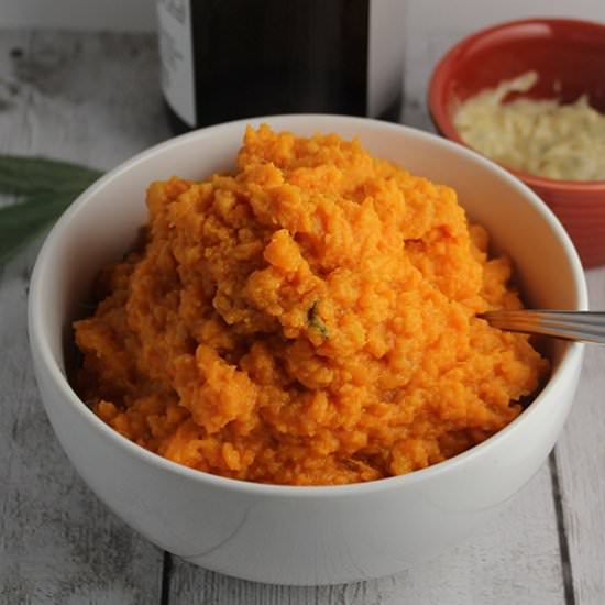 Sweet Potatoes & Cumin Sage Butter