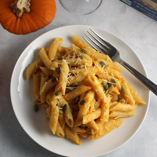 Creamy Pumpkin Penne Pasta