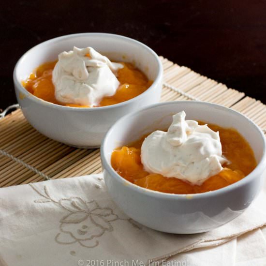 Cardamom Whipped Cream & Persimmons