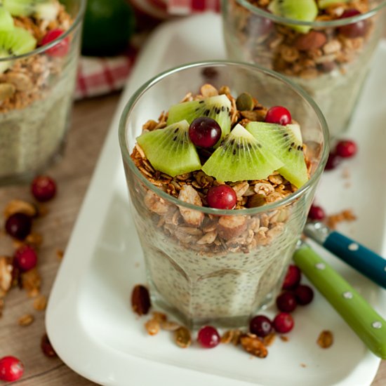 Avocado Banana Chia Pudding