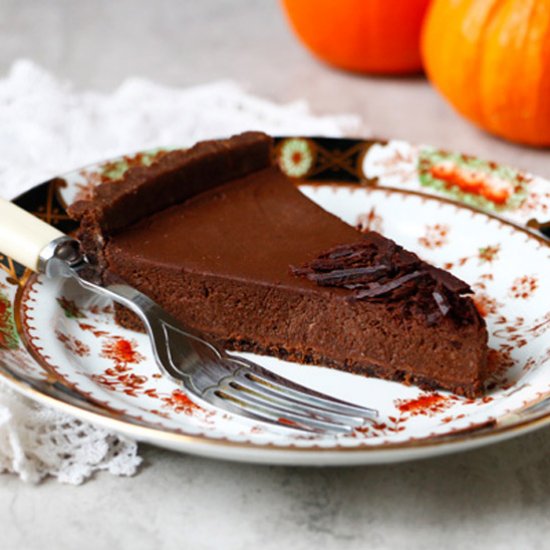 Chocolate Pumpkin Tart