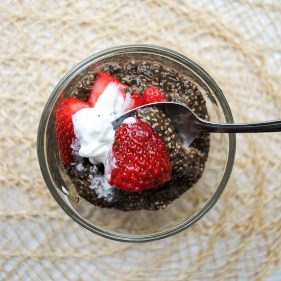 Dark Chocolate Chia Pudding