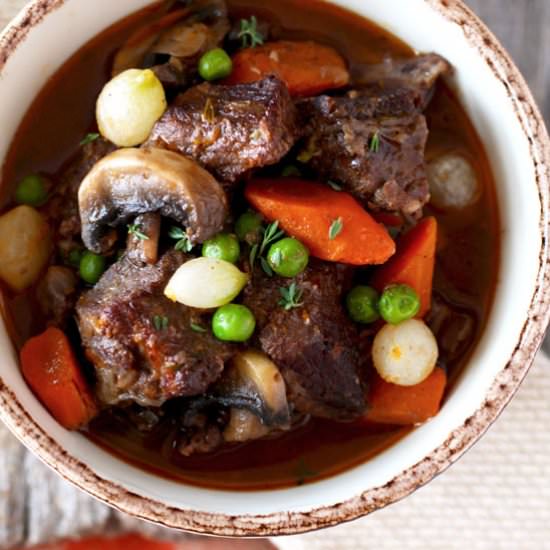 Beef Stew in Red Wine